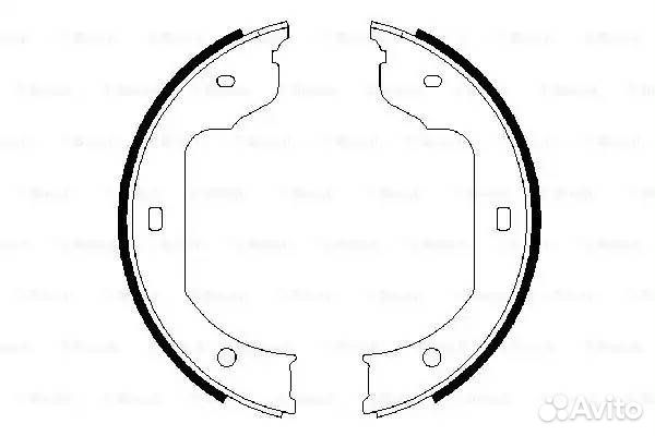 Колодки тормозные барабанные (комплект) bosch 0 986 487 625