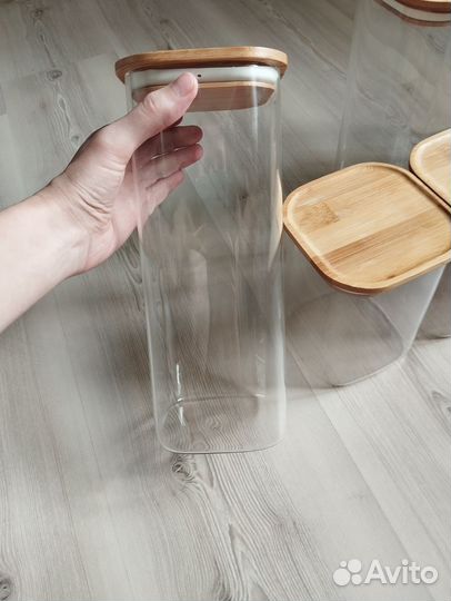 Банки для сыпучих продуктов, 8 шт