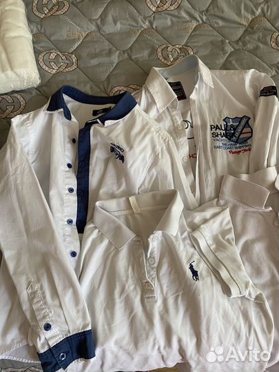 Школьные рубашки для мальчиков 134 140,146