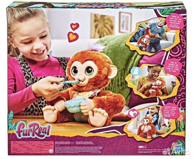 Игрушка FurReal Friends Питомец Обезьянка F25395L4