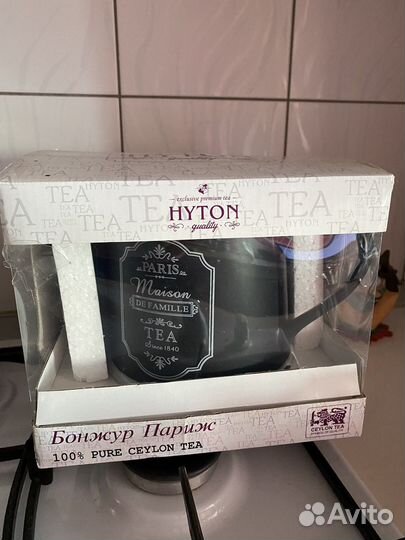 Керамический чайник бонжур париж новый