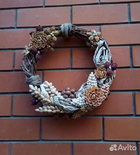 Украшения ручной работы, венок, поделки