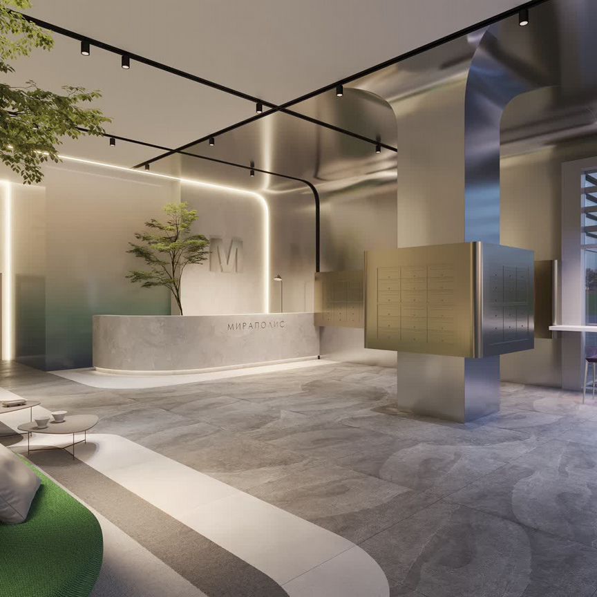 2-к. апартаменты, 61,2 м², 11/35 эт.