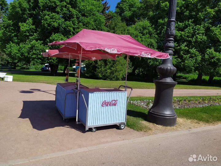 Продавец на уличный торговлю