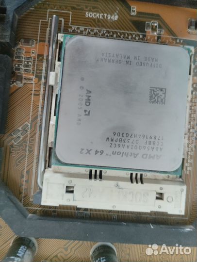 Комплект мать + проц