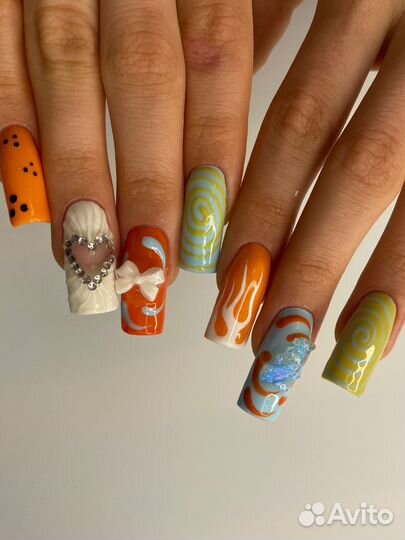 Маникюр с покрытием все включено (м. Трубная)