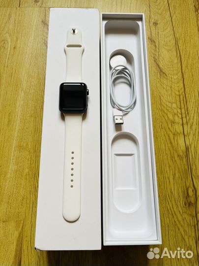 Часы apple watch 3 42mm 100% акб