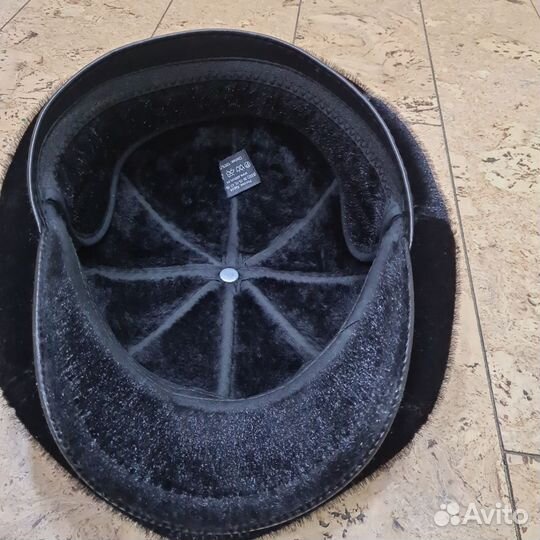 Меховая мужская кепка