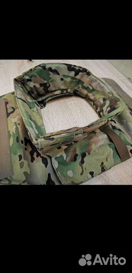 Защита шеи против осколков с кевларом