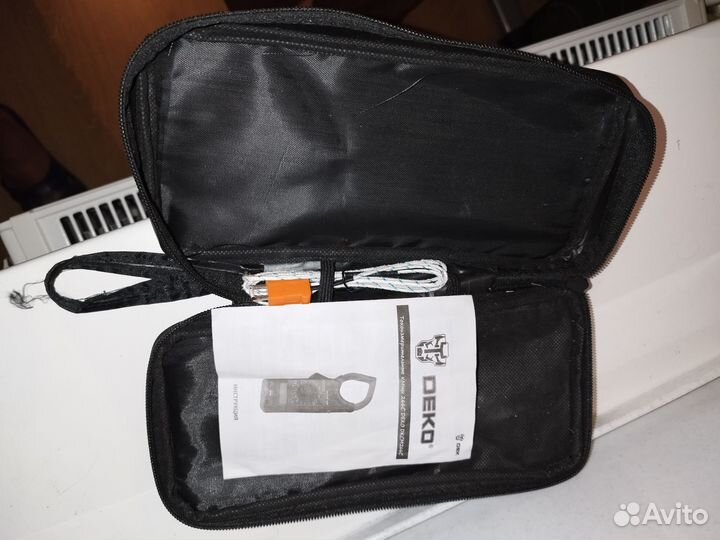 Токовые клещи. Мультиметр Deko