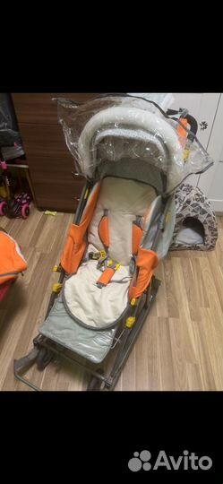 Коляска санки Ника 7 6, ежик