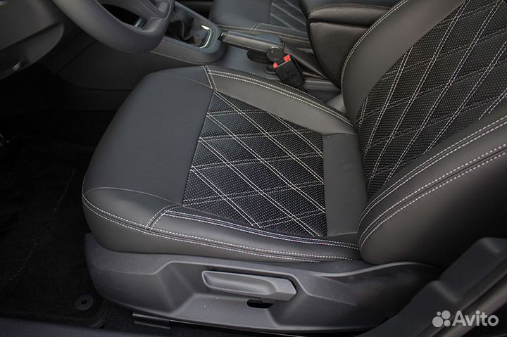 Чехлы Премиум модель Ромб на Audi A4 (B8)