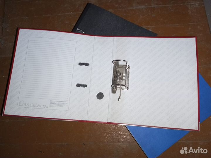 Папки канцелярские А4 для документов на кольцах