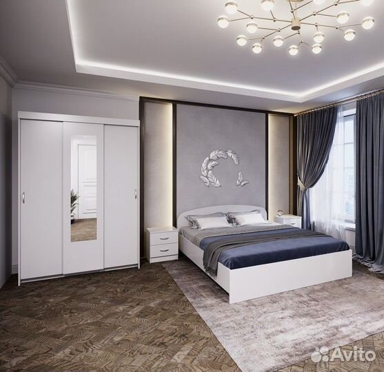 Спальня новая Рио Лайт белая