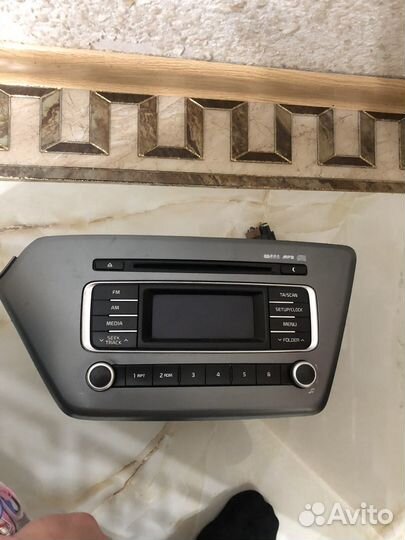 Штатный магнитофон киа рио 3