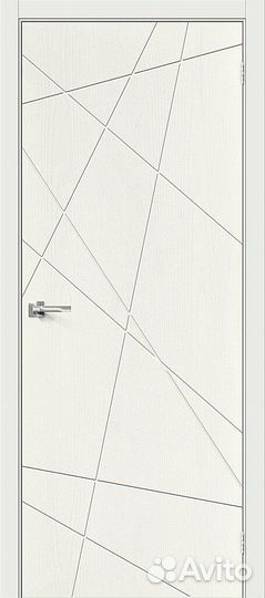 Межкомнатная дверь Bravo 013-0471 Граффити-5 ST Wh