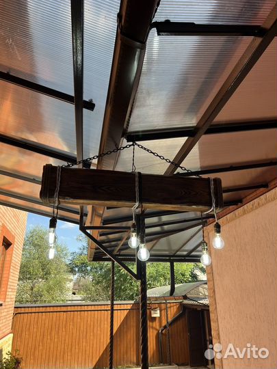 Деревянные декоротивные люстры