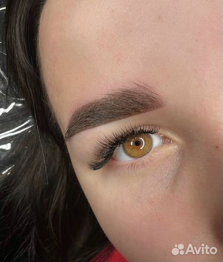 Перманентный макияж бровей губ и век татуаж