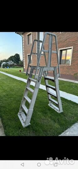 Лестница для каркасного бассейна