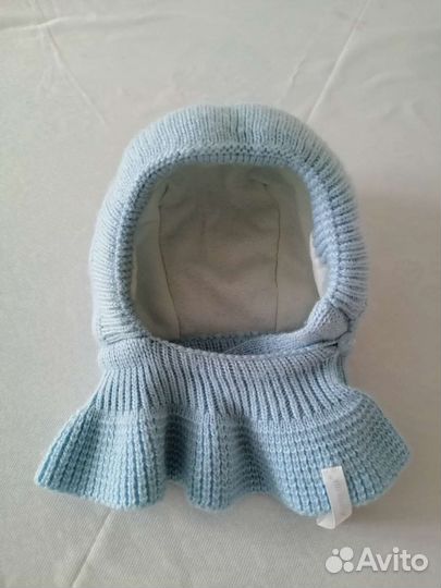 Шапочка для новорожденного теплая