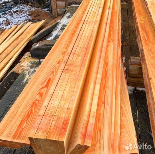 Доска строганная сухая,лиственница 20х90мм