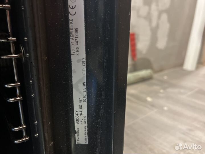 Духовой шкаф electrolux