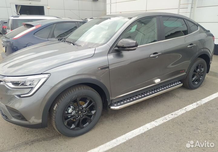 Пороги с накладным листом Renault Arkana 2018