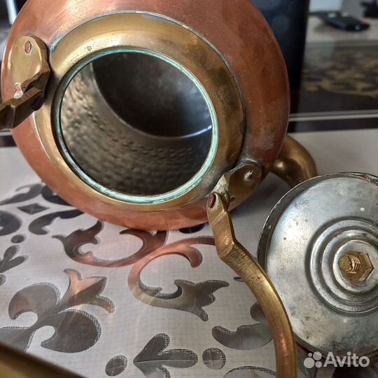 Заварочный чайник медный