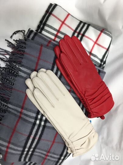 Перчатки кожа натуральная новые