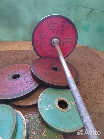 Штанга гриф блины 120 кг