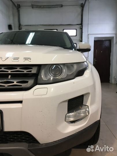 Range Rover Evoque чистка фар с разбором