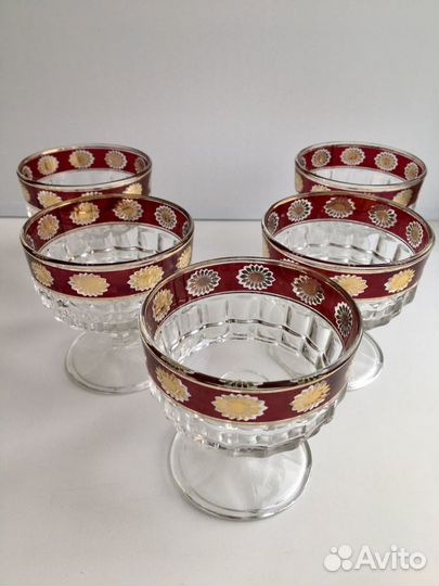 Креманки стекло Чехословакия