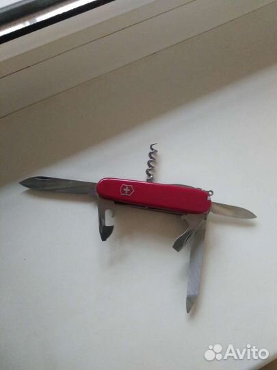 Нож складной швейцарский