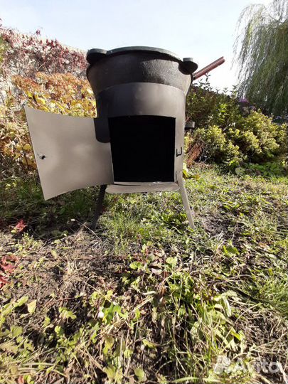 Чугуные Казаны с печкой