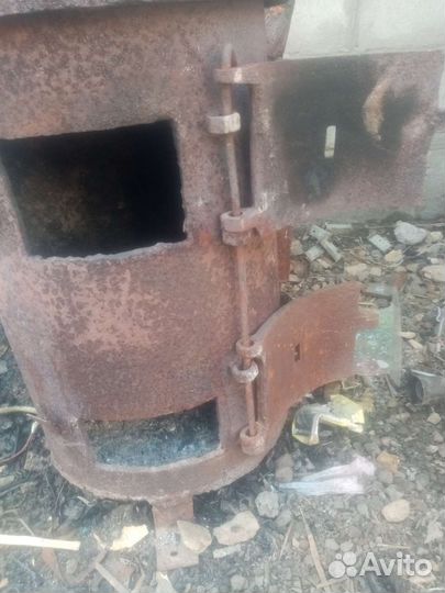 Печь буржуйка чугунная СССР