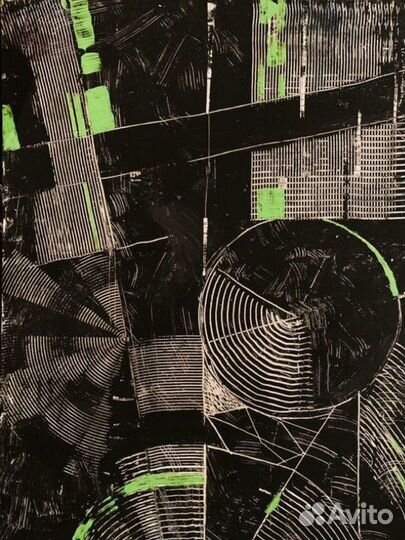 Абстракция - 100х70 картина дизайн интерьера