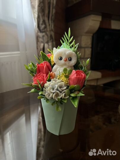 Букет из мыла. Подарок