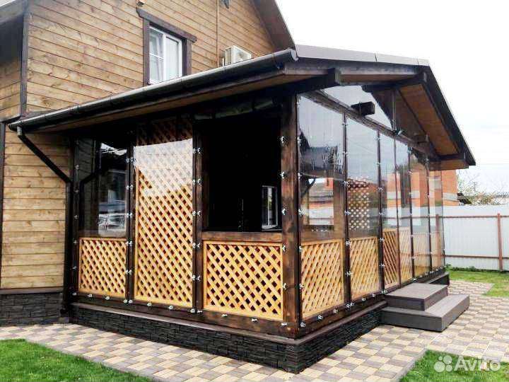 Мягкие окна для беседки