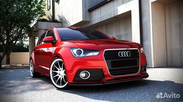 Накладка на бампер Audi A1 8X (10-14) MD
