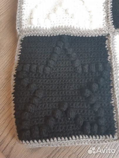 Плед для малышей. 70*70 Шахматы