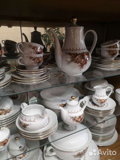 Столовый сервиз на 12 персон гдр