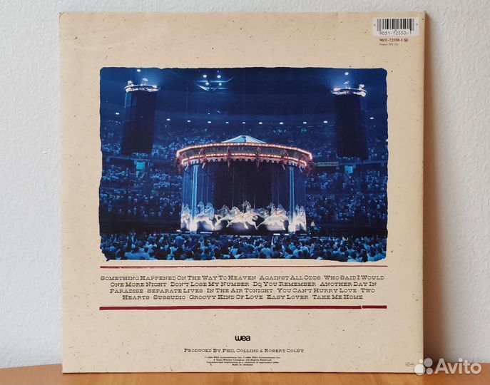 Phil Collins – Serious Hits Live (винил), 1990