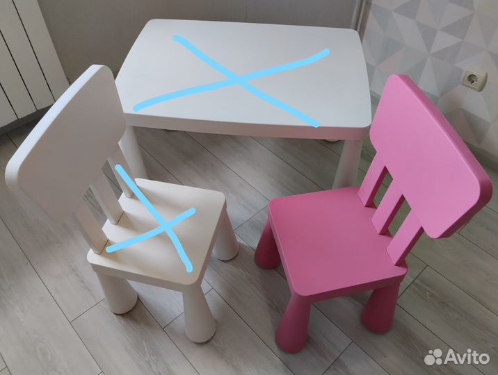 Детский стул IKEA маммут