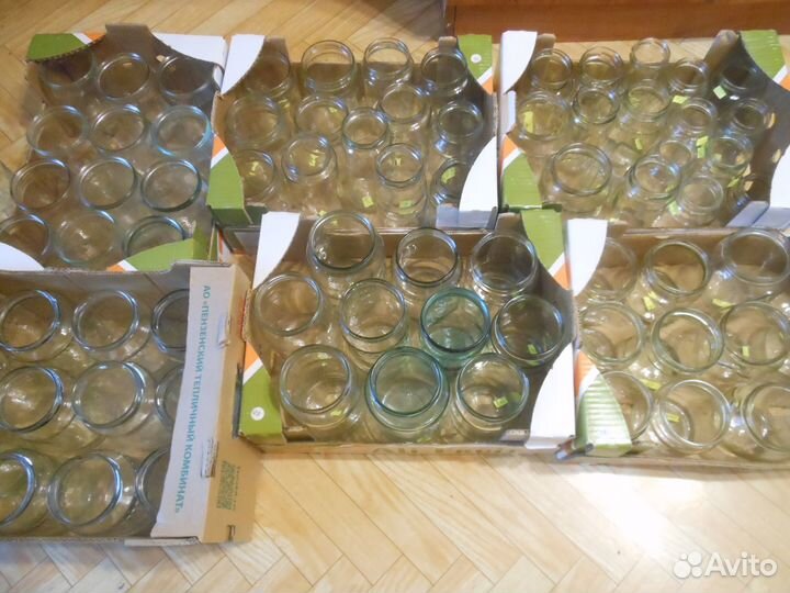 Банки стеклянные разный объем