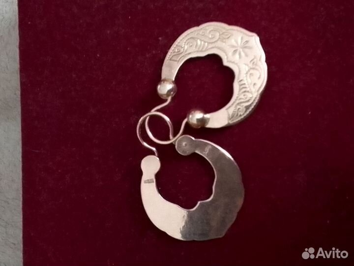 Золотые серьги 583 СССР