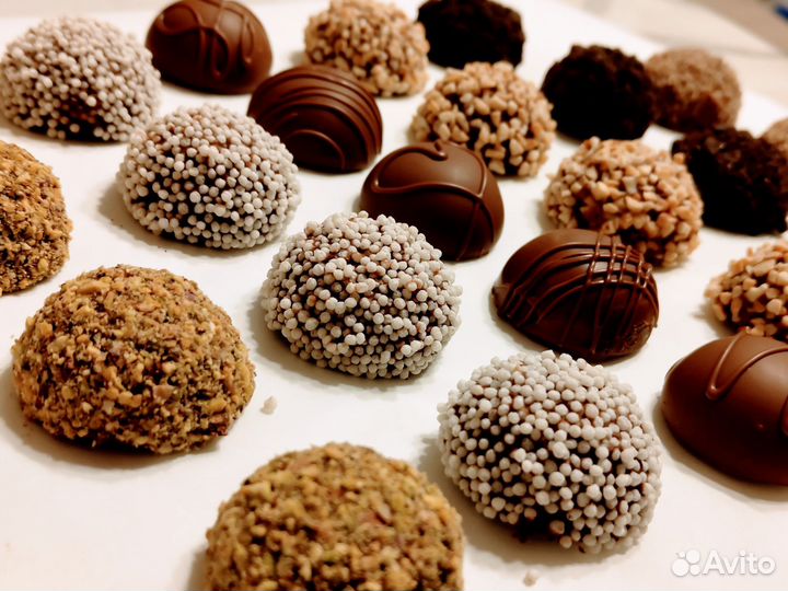 Кокосовые трюфели, Классические, Пармезан, Рафаэлл