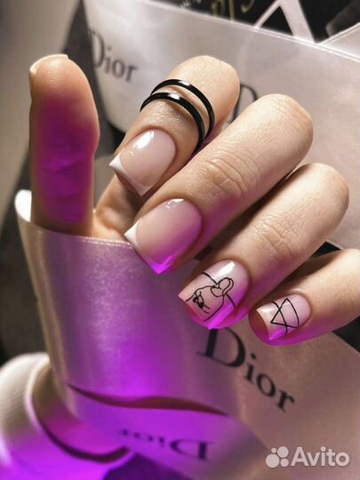 Маникюр, гель лак, наращивание ногтей