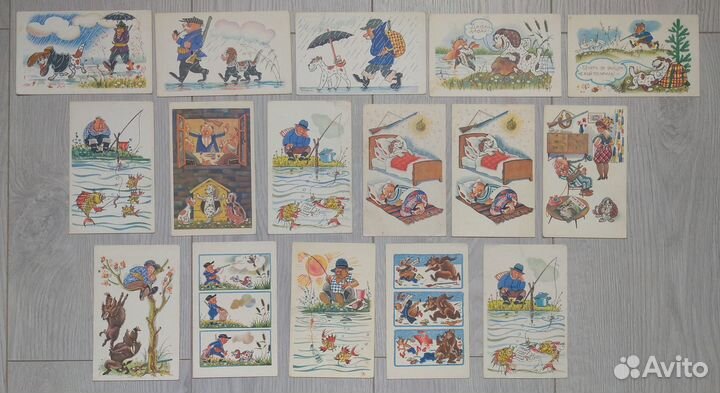 Открытки СССР и РФ (разное)