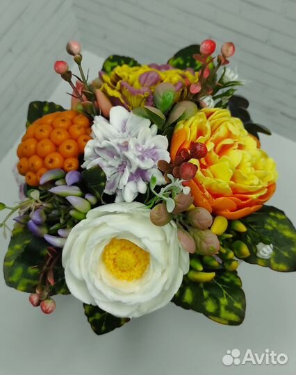 Мыльные букеты