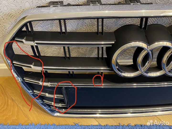 Решетка радиатора Аudi a6 C 7 Ristaling